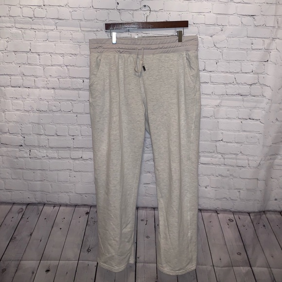 Earth Yoga Pants - Earth Yoga Stretch Fleece Gray Sweatpants sz XXL